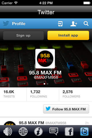 MAX FM MAXIMUM MUSIC screenshot 4
