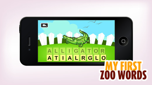 【免費遊戲App】My First Zoo Words - Learning game for Kids in Pre School and Kindergarten-APP點子