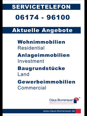 【免費商業App】Claus Blumenauer Immobilien-APP點子