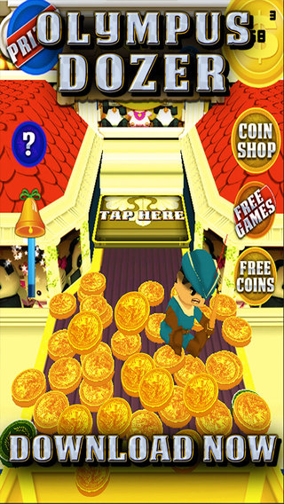 King Coin Dozer Olympus of Carnival Gold - Free Jackpot Arcade Games