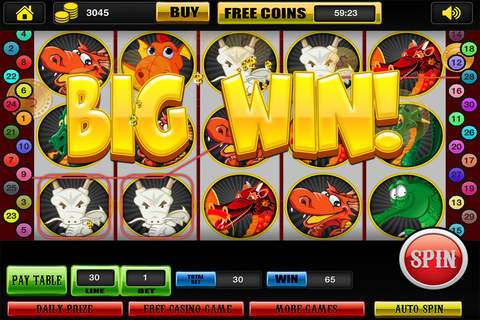 Casino Dragon Slots in the City of Vegas Fortune Craze Free screenshot 2