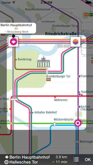 【免費旅遊App】Berlin Rail Map Lite-APP點子