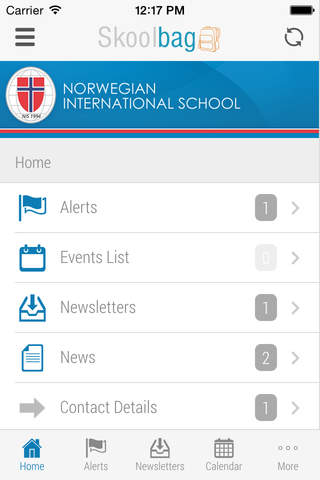 Norwegian International School - Skoolbag screenshot 2