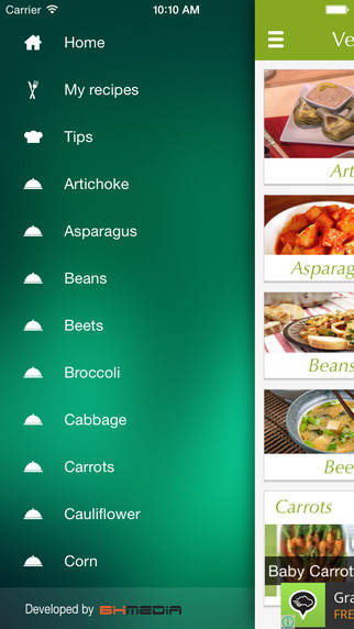 免費下載生活APP|Vegetable Food Recipes - best cooking tips, ideas, meal planner and popular dishes . app開箱文|APP開箱王