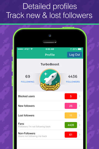 TurboBoost Pro for Vine - Get 1000+ of followers, likes and revines for your videos screenshot 3