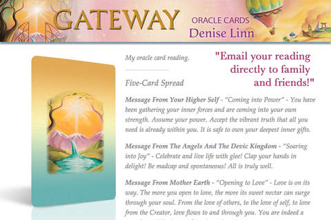 Gateway Oracle Cards - Denise Linn screenshot 3