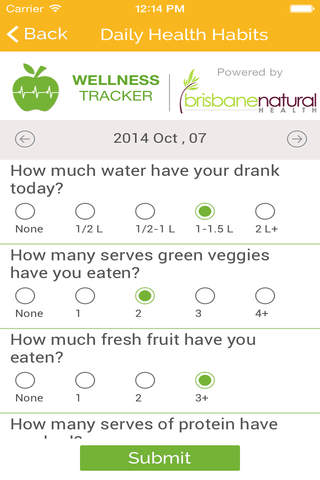 BNH Wellness Tracker screenshot 4