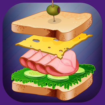 A Sandwich Maker Shop Story - Pizza & Lunch Fair Fast Food Cooking Restaurant Games for Kids LOGO-APP點子