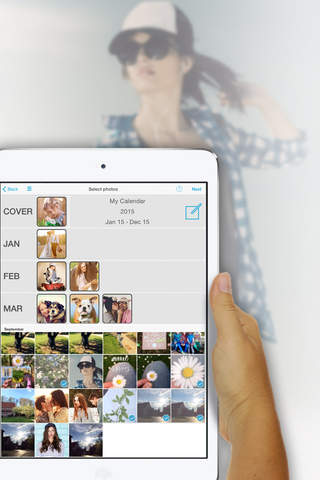 PhotoCal™ Premium - create personalized photo calendars, customize, and print order and send with myvukee screenshot 3