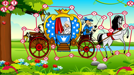 Princess Connect The Dots Game