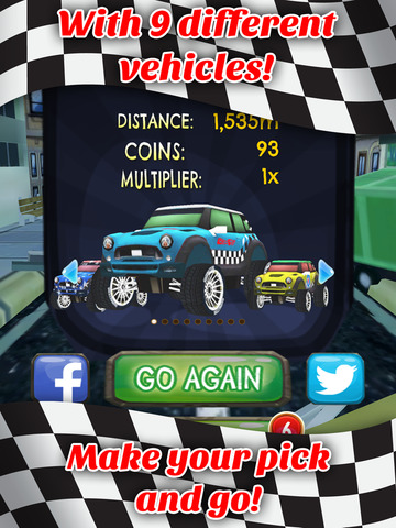 【免費遊戲App】Motor Havoc City Nitro Dash - FREE - Fast Mini Obstacle Course Endless Car Race Game-APP點子