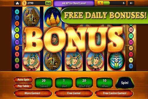 Xtreme Slots Free Fantasy: Play Pharaoh Slot Machines screenshot 3
