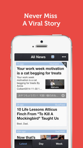 【免費娛樂App】Virally - The Most Viral Stories On The Web-APP點子