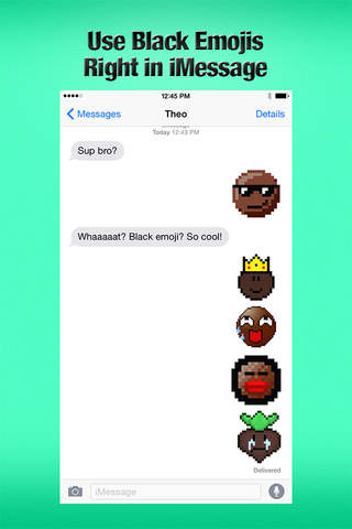 Black Emoji Keyboard Premium - African Smileys Emojis & Emoticons Right on Keyboards screenshot 3