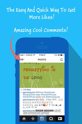 Fancy Texts Keyboard for iOS 8 - Cool Font, Funny Text & Fantastic Emoji Fonts for Instagram Comments screenshot 3
