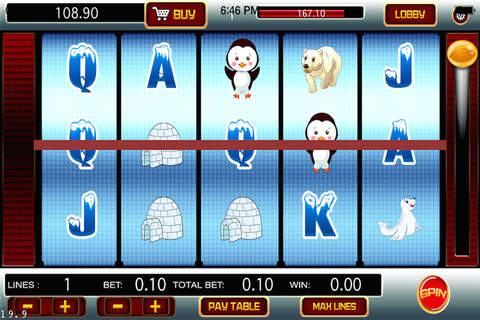 Ice Age Penguin Slot Game: Las Vegas Adventures in the Double Diamond Deluxe Riches Casino screenshot 3