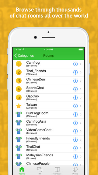 【免費娛樂App】Camfrog - Free Topic Based Group Video Chat - Make New Friends-APP點子