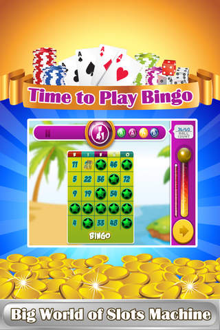 5 in 1 Quick Hit World Bikini Slots Machine - FREE Las Vegas Style Video Casino Game screenshot 2