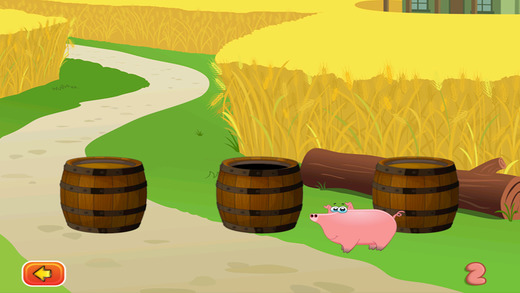 【免費遊戲App】Happy Fat Pig Farm - Barrel Guessing Game- Free-APP點子