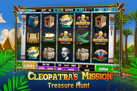 Cleopatra's Mission™ Slots screenshot 2