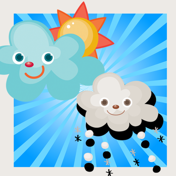 Animated Baby & Kid-s Game To Learn About the Weather in an App First steps for child-ren 遊戲 App LOGO-APP開箱王