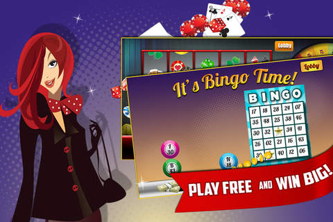 Big Bingo Casino with Gold Slots, Rich Roulette Wheel and More! screenshot 2