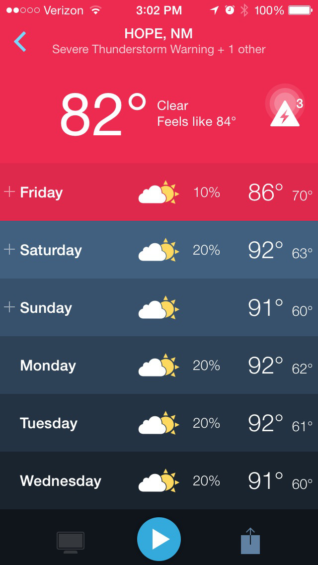 App Shopper Weather Radio by WDT (Weather)