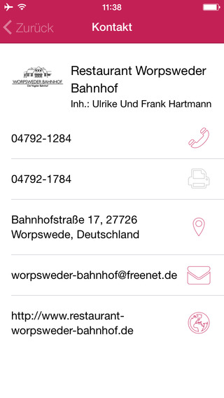 【免費生活App】Restaurant Worpsweder Bahnhof-APP點子