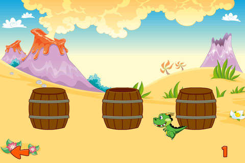 Prehistoric Beast Barrel Hunt - Find the Dino Arcade Game- Free screenshot 3