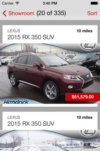 Hendrick Lexus Kansas City DealerApp screenshot 2