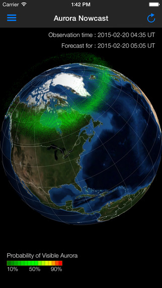 【免費天氣App】Aurora Forecast.-APP點子