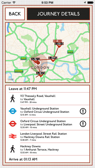 【免費交通運輸App】Leave London - Never Miss Your Last Underground / Tube or Overground / Rail Train Home-APP點子