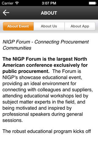 NIGP Annual Forum 2015 screenshot 2