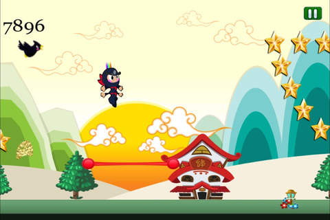 Bouncy Dark Ninja Free screenshot 4