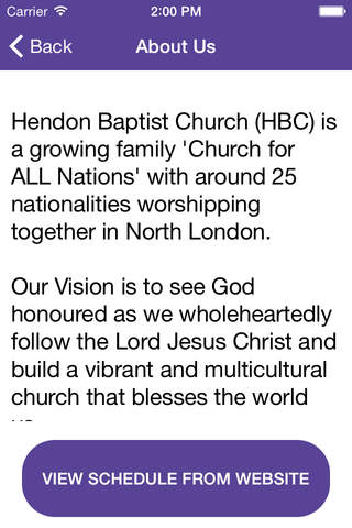 Hendon Baptist Church London screenshot 3