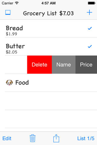 Grocery List App Pro screenshot 3