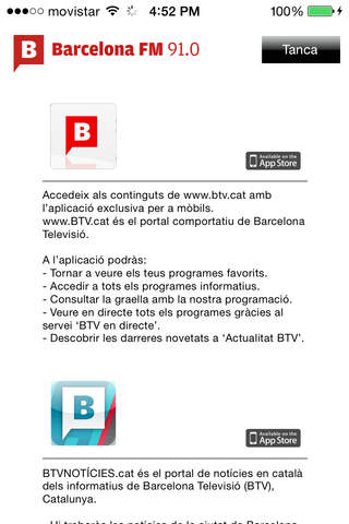 Barcelona FM 91.0 screenshot 2