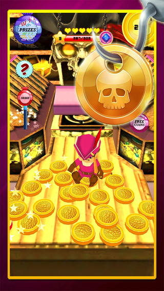 Pirate King Golden Coin Dozer Machine : A real buried treasure in seven seas journey PRO