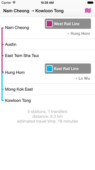 【免費旅遊App】Hong Kong Rail Map-APP點子