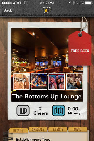 Bottoms Up - Discover Your Scene screenshot 2