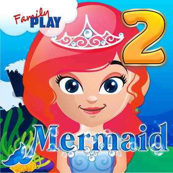 Mermaid Princess: 2nd Grade English and Math Learning Games School Edition 教育 App LOGO-APP開箱王