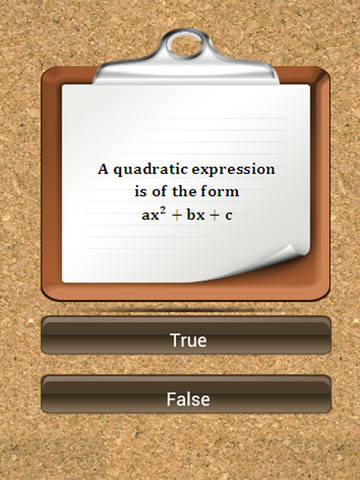 Quadratic Equations Maths screenshot 3
