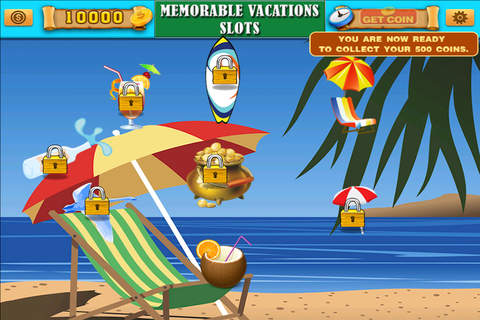 Memorable Vacation Slots screenshot 2