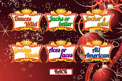 A Aace Jingle Bells Christmas Videopoker HD screenshot 3