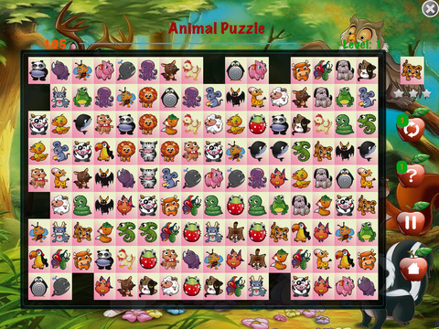 Animal Puzzle - matching the same fun images screenshot 2