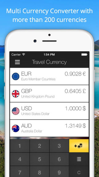 Travel Currency – currency converter for travelers