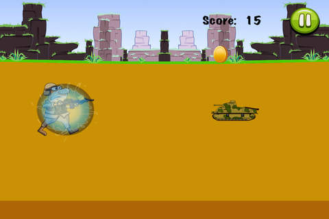A Running Soldier Combat - Shooting And Hunting In The Commando Space screenshot 2