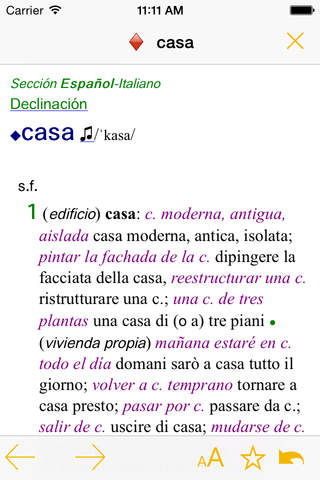 Il Grande dizionario di Spagnolo Dizionario Spagnolo-Italiano Italiano-Spagnolo di Rossend Arqués e Adriana Padoan screenshot 2