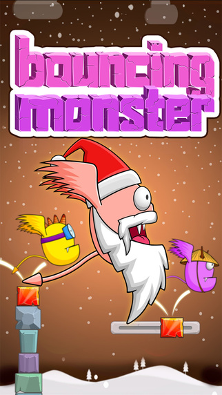 Bouncing Monster Don't miss to Touch Crack and Jump - Christmas Gift