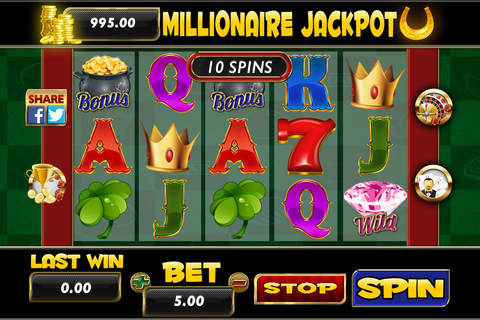 ``````` 2015 ``````` AAA Aaron Millionaire Jackpot Slots - Roulette - Blackjack 21# screenshot 2